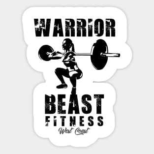 Workout Warrior Sticker